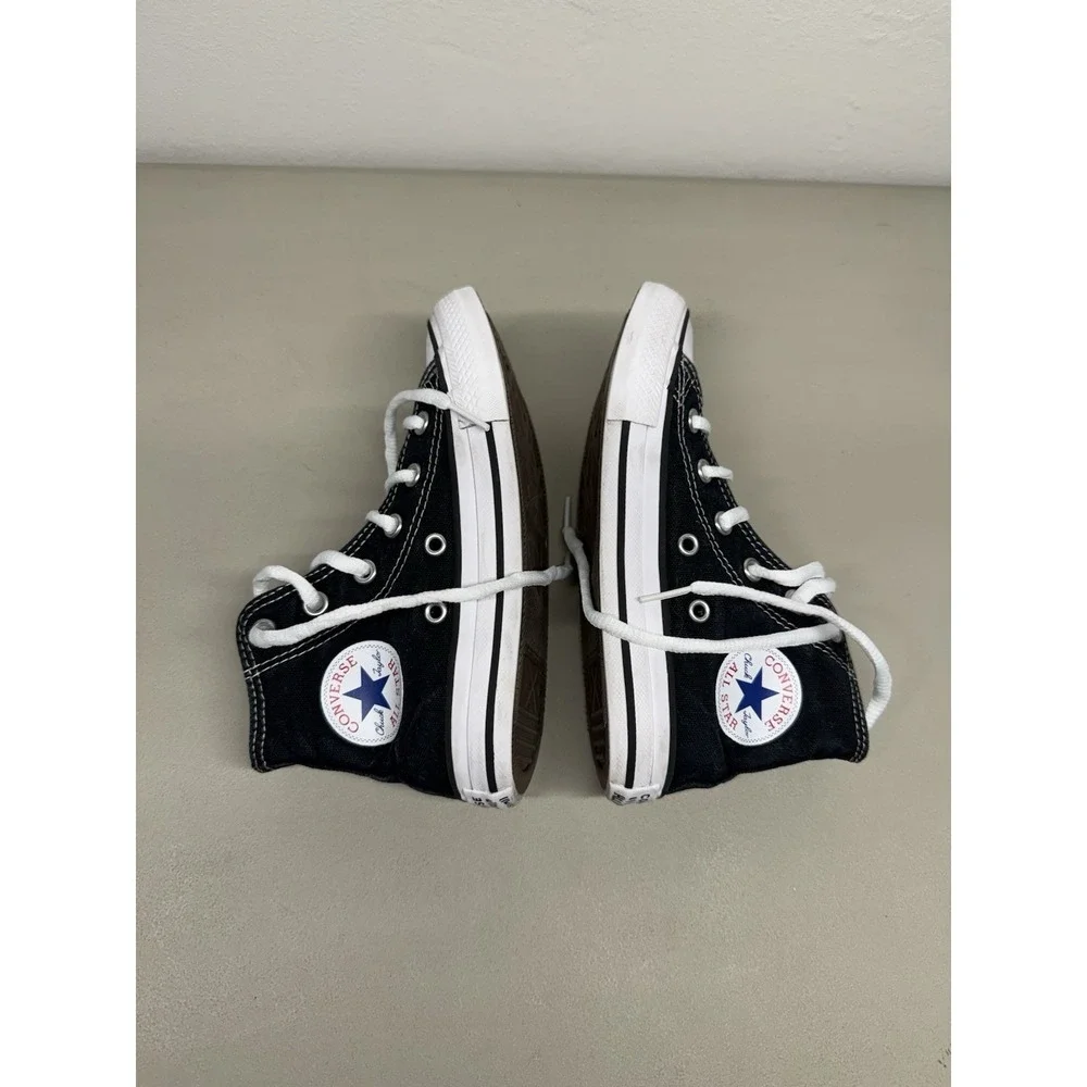 Black Converse All Star Chuck Taylor High Top Kids Size 12 Shoes Sneakers
